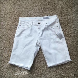 Ag Adriano Goldschmied The Nikki Short White 27R